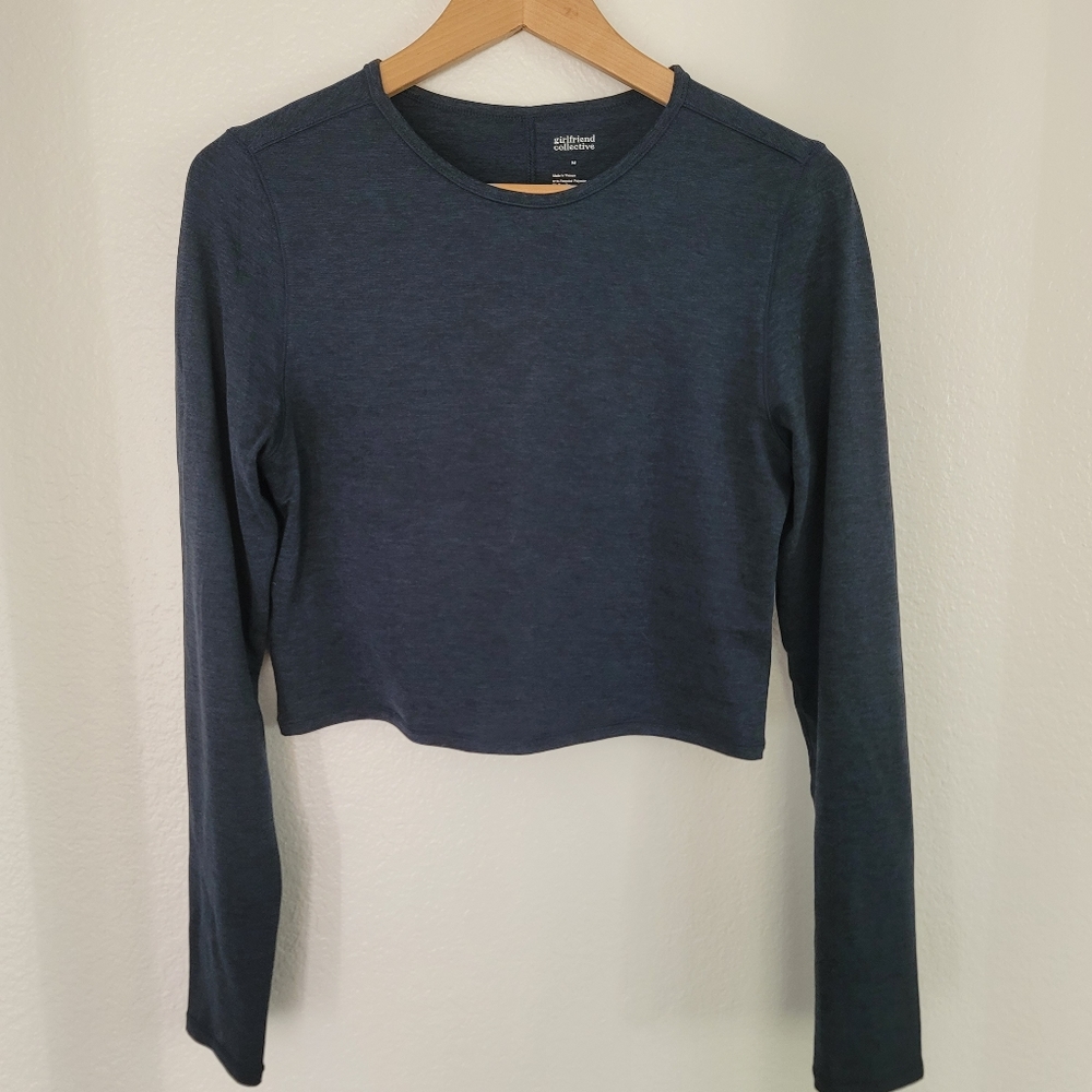 Girlfriend Collective ReSet Cropped long sleeve, M